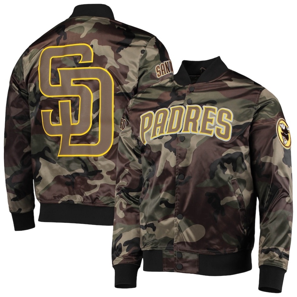 San Diego Padres Satin Bomber Jacket